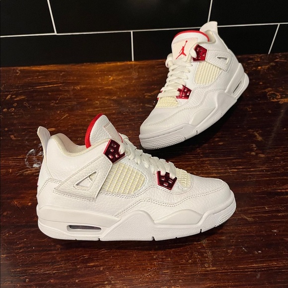 air jordans 4 red metallic